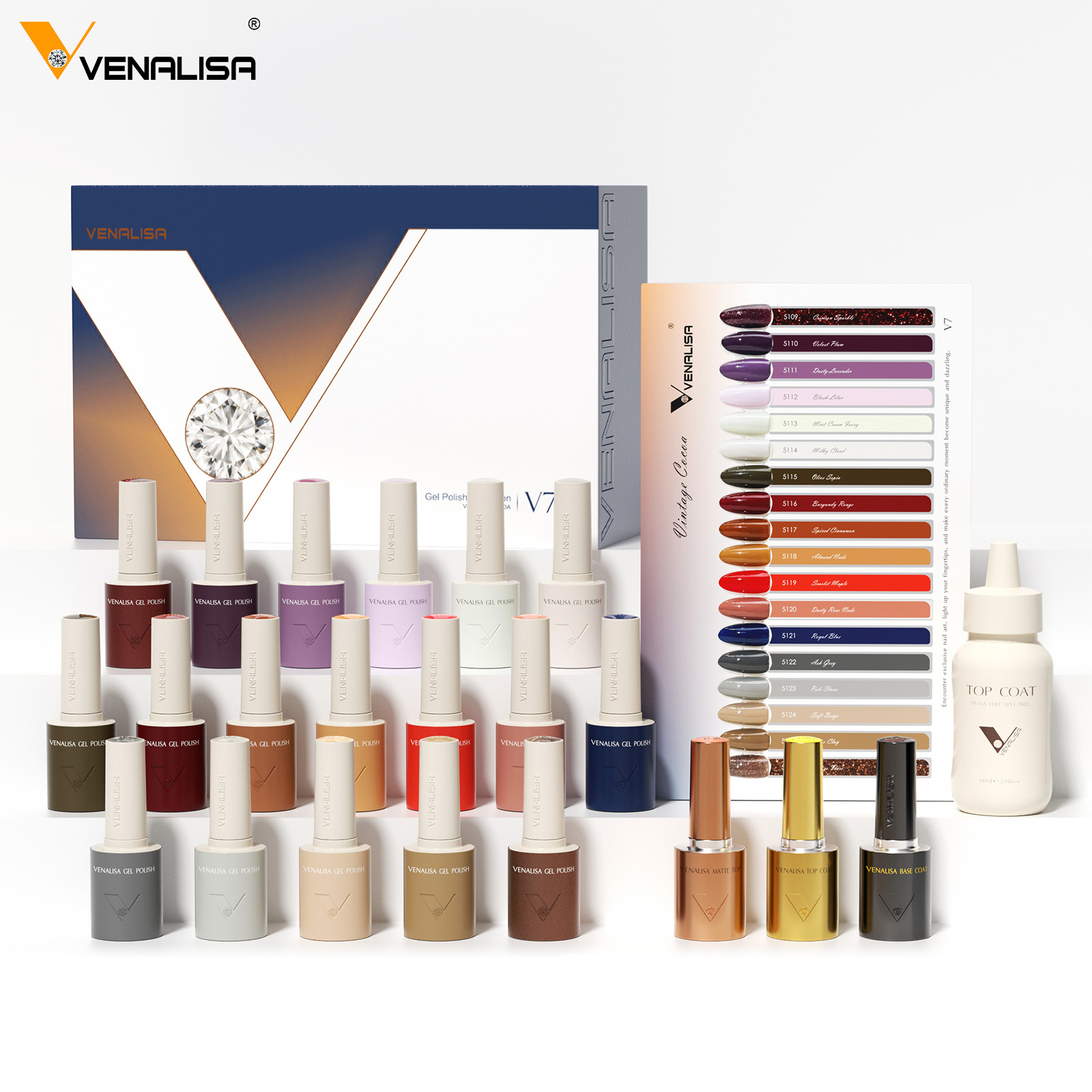 Collectible Vintage Lamps - VENALISA V7 Gel Nail Polish 18