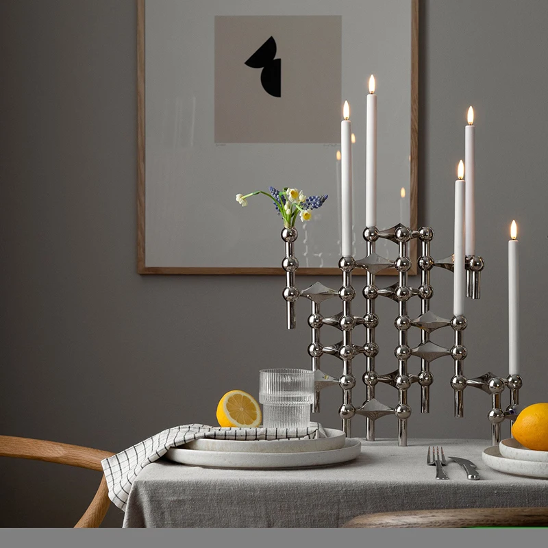 Danish Metal Candle Holder Mol - Collectible Vintage Matches review and price