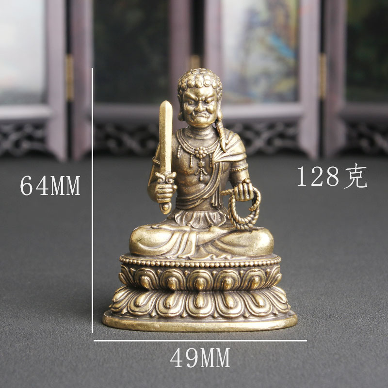 Vintage Brass Fudo Myoo Buddha - Vintage Collectible Ornaments review and price