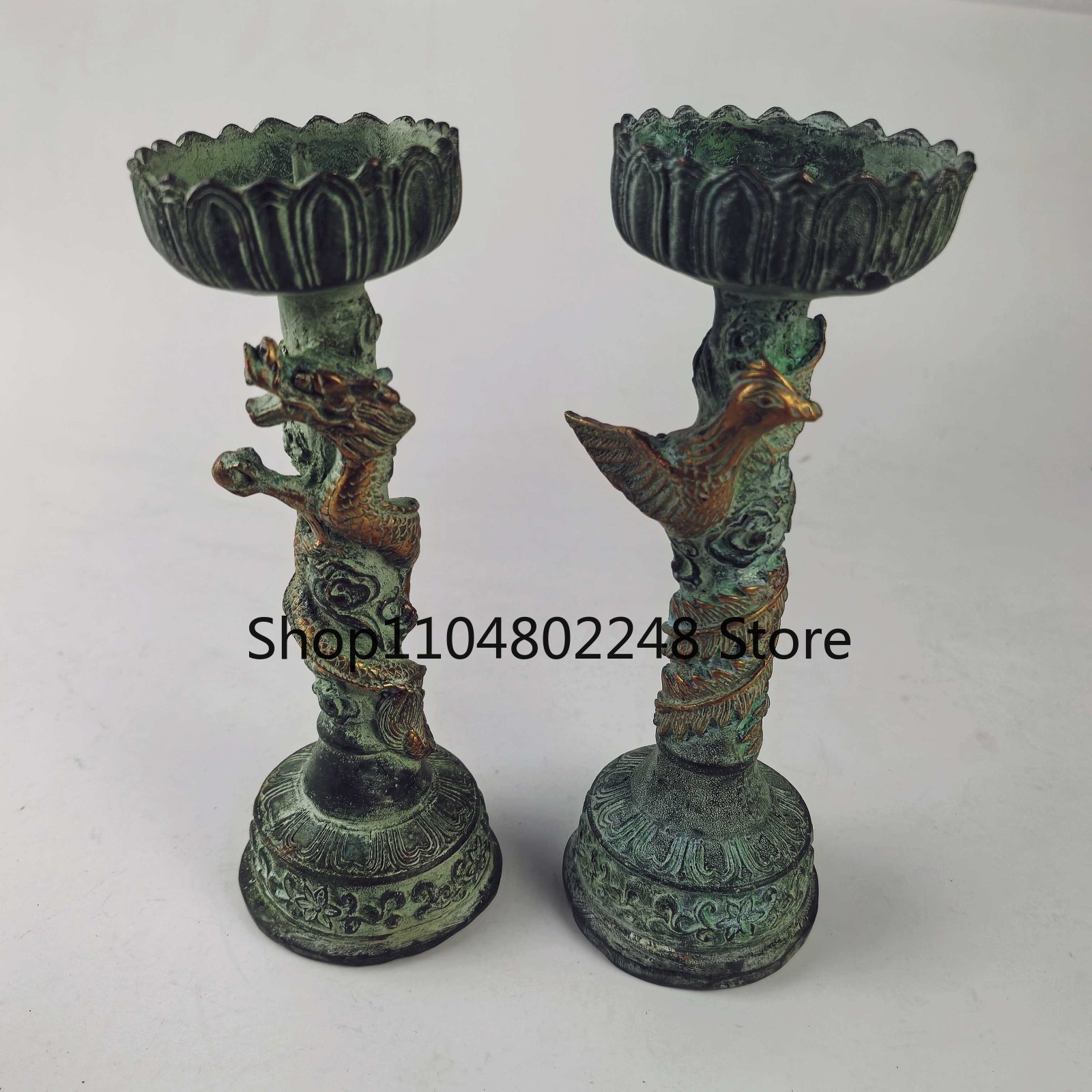 Folk Collection A pair Old Bro - Collectible Vintage Lamps review and price