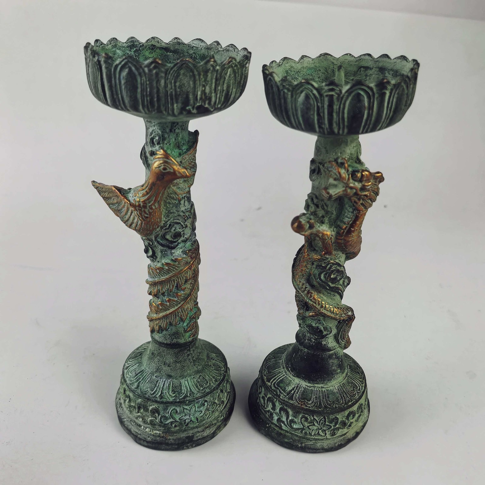 Folk Collection A pair Old Bro - Collectible Vintage Lamps review and price