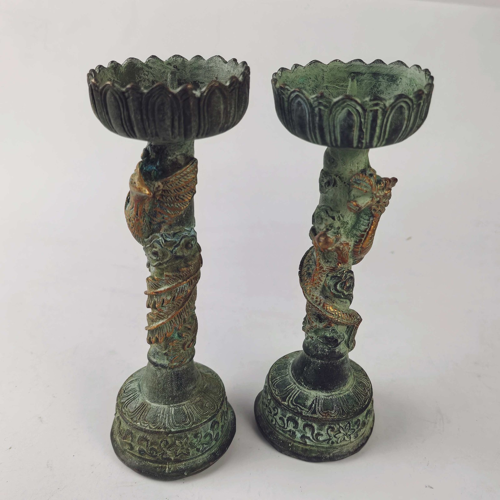 Folk Collection A pair Old Bro - Collectible Vintage Lamps review and price