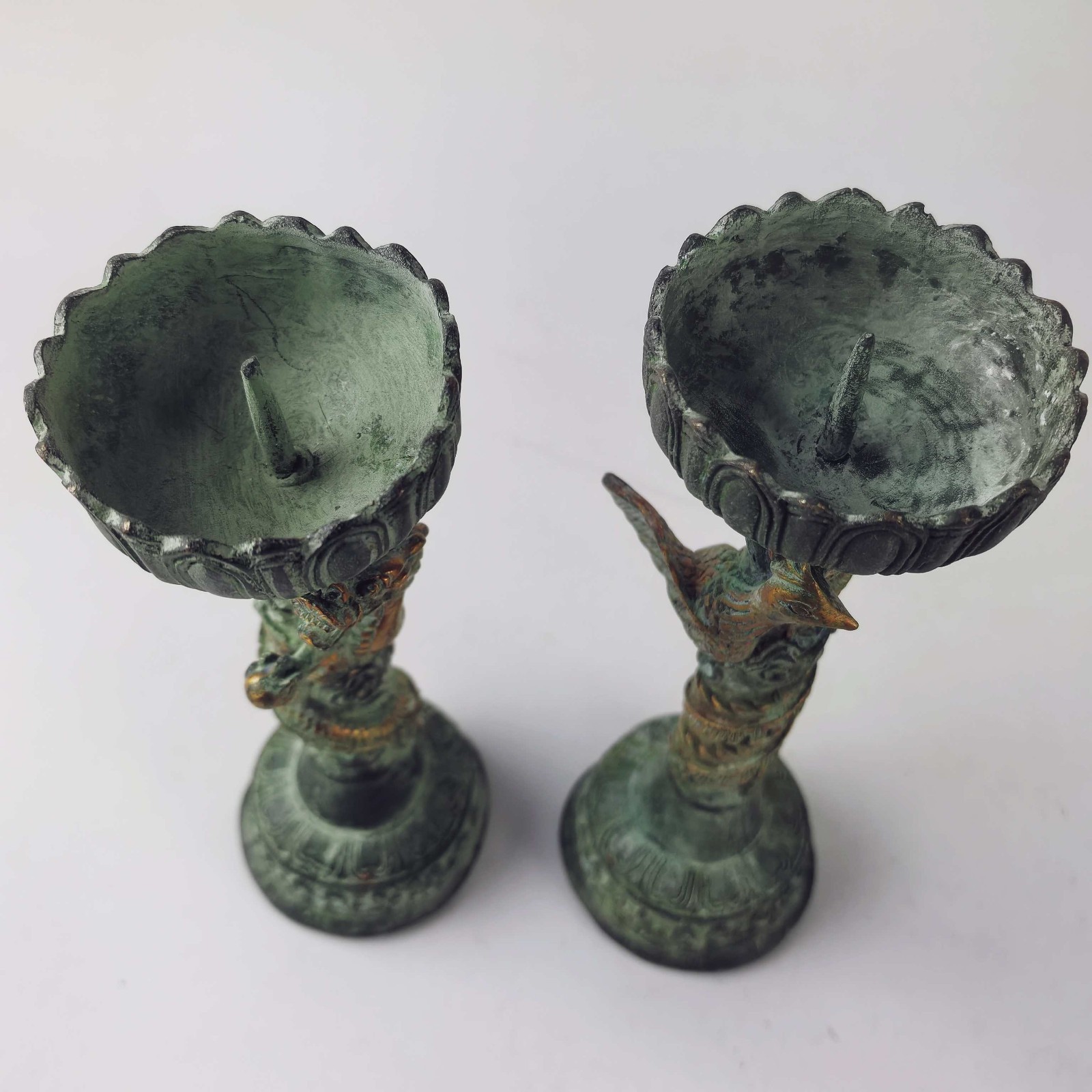 Folk Collection A pair Old Bro - Collectible Vintage Lamps review and price