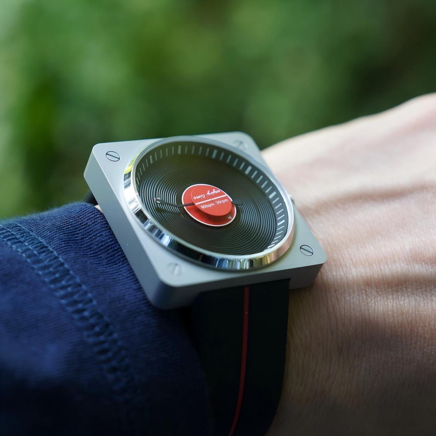 SKU Vinyl Record Quartz Watch  - Vintage Collectible Watches review and price