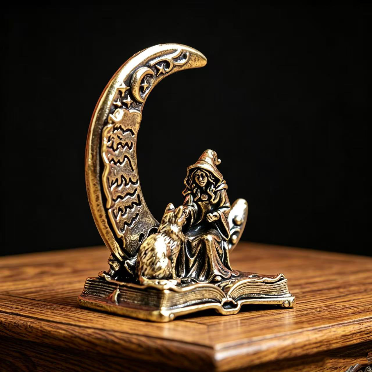 Brass Moon Witch Decoration St - Vintage Collectible Ornaments review and price