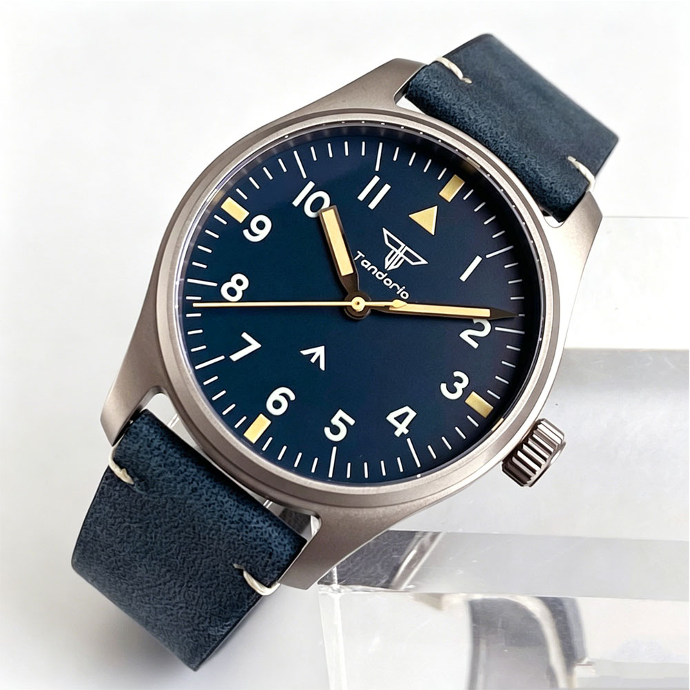 Tandorio 39mm AR Sapphire Tita - Vintage Collectible Watches review and price