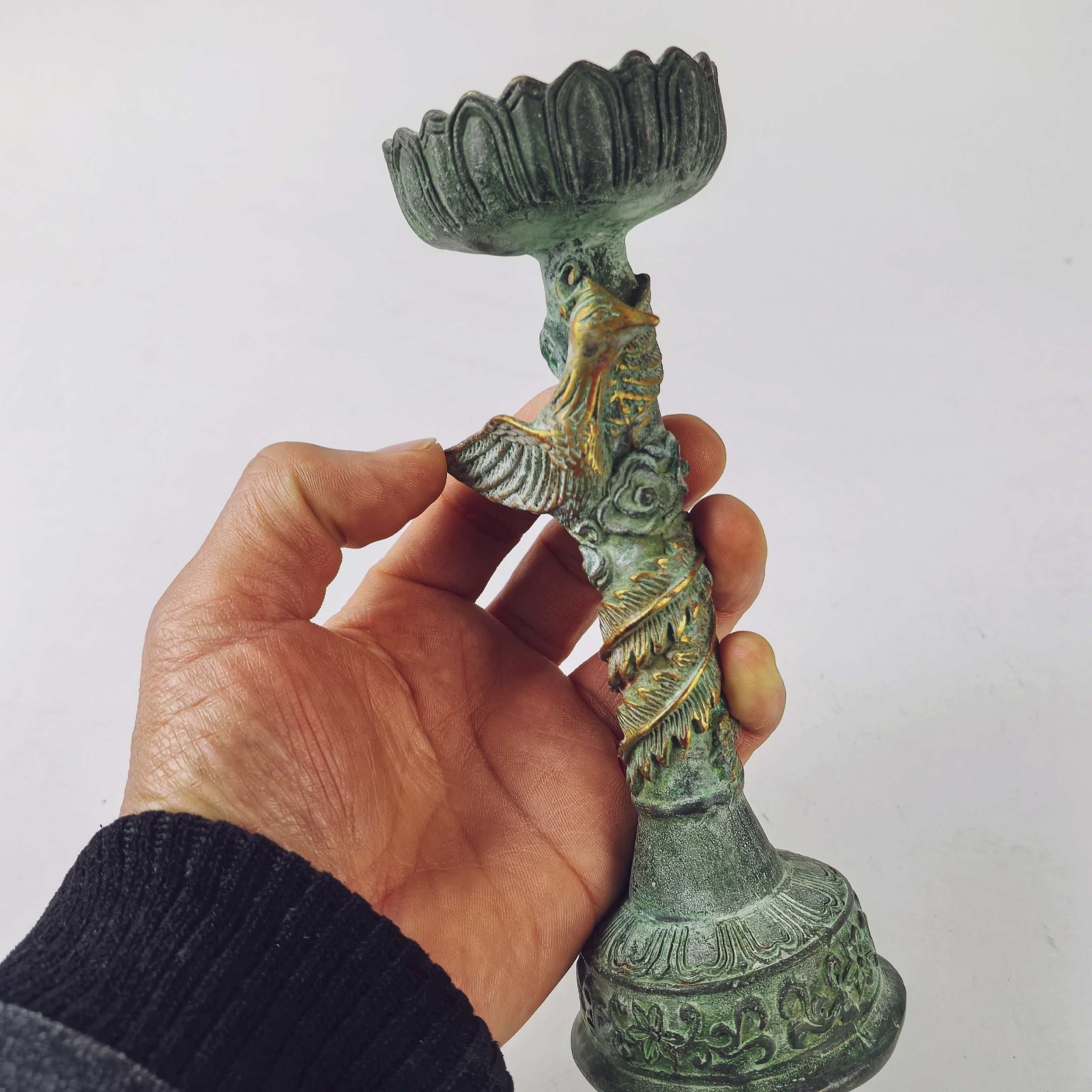 Old Bronze Relief carved Gilde - Collectible Vintage Lamps review and price