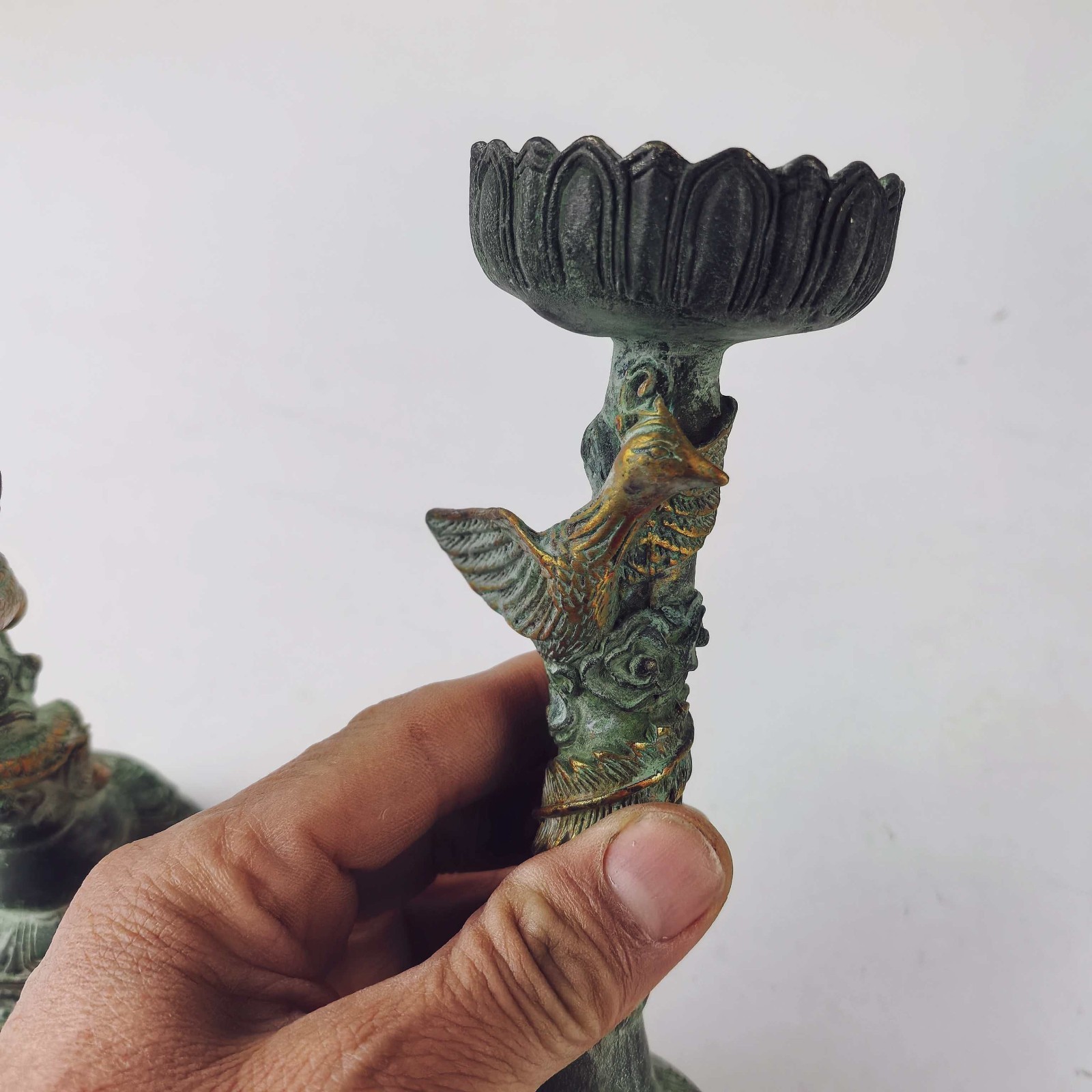 Old Bronze Relief carved Gilde - Collectible Vintage Lamps review and price