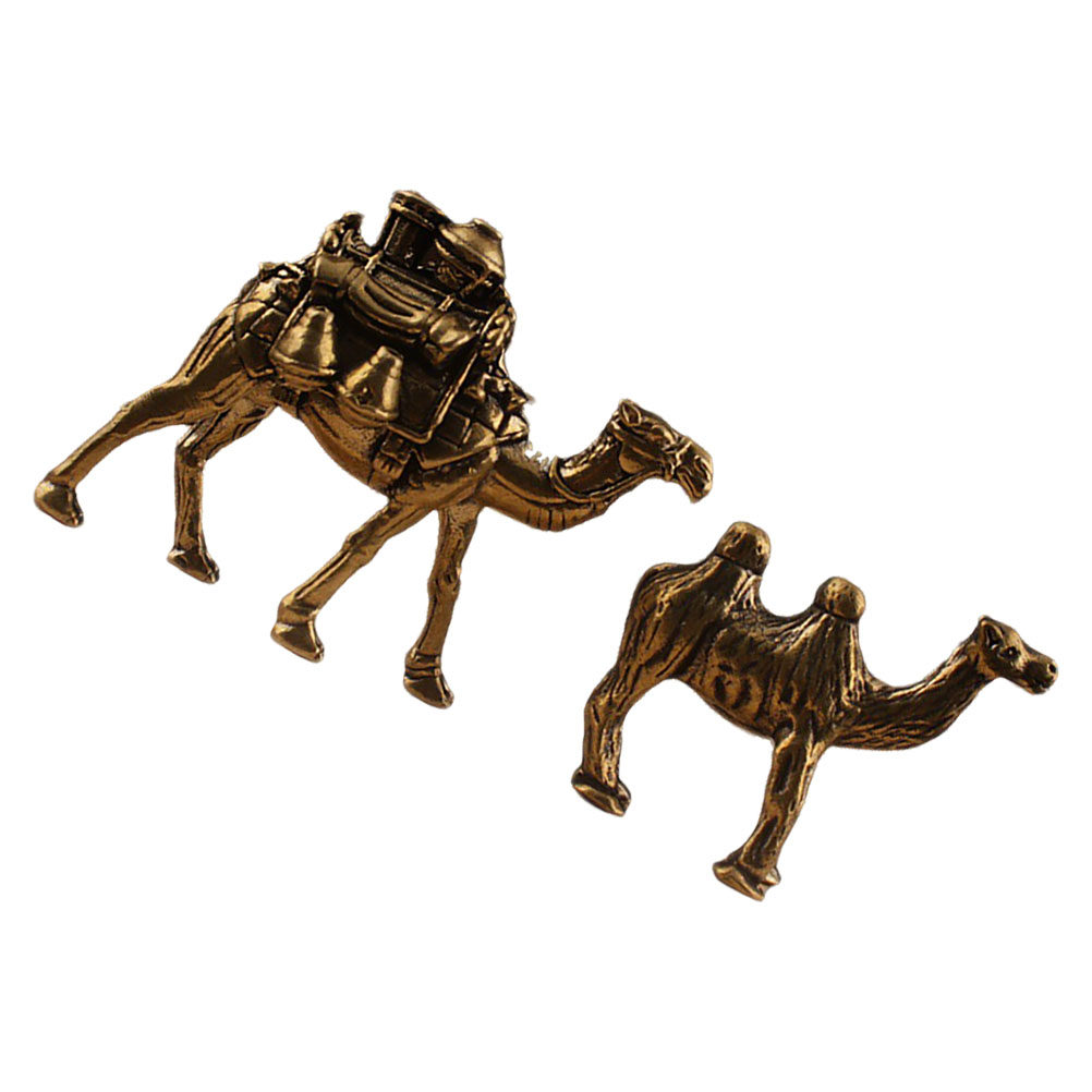 2Pcs Middle East Camel Statues - Vintage Collectible Ornaments review and price
