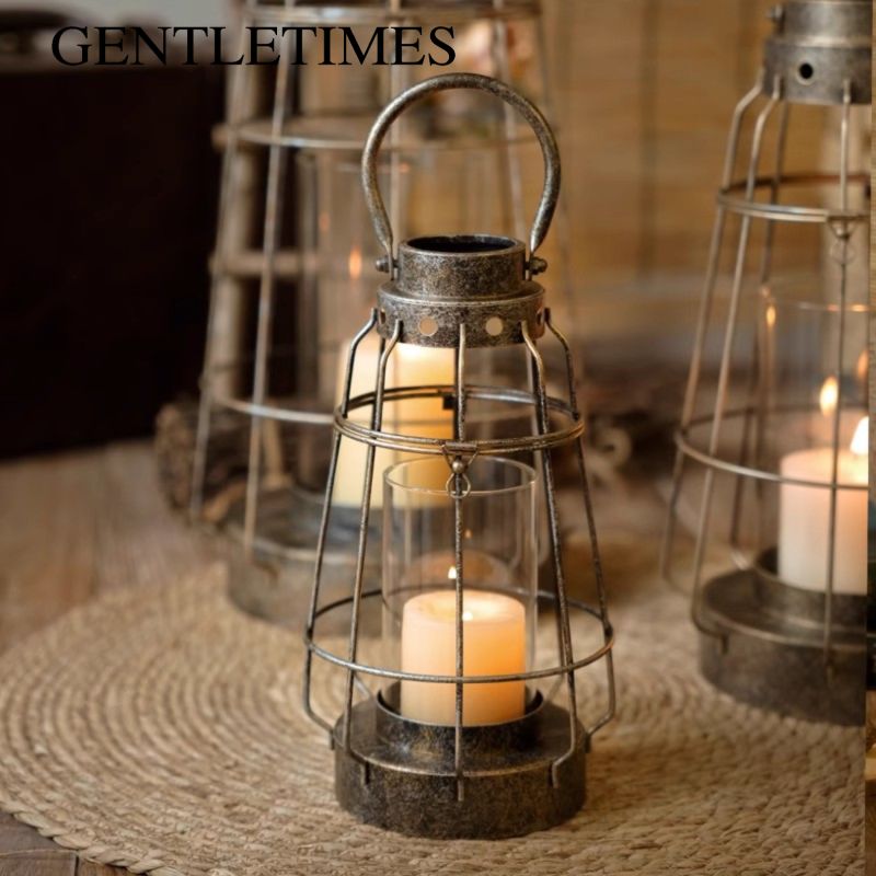 European Iron & Glass Candle H - Collectible Vintage Matches review and price