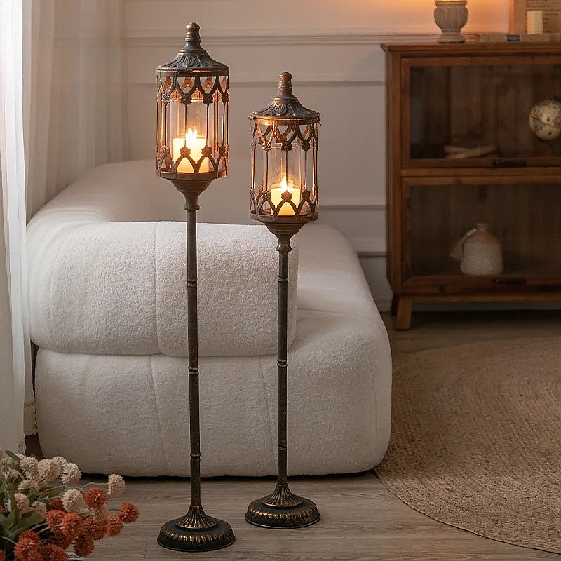 Outdoor Metal Candelabra Rainp - Collectible Vintage Matches review and price