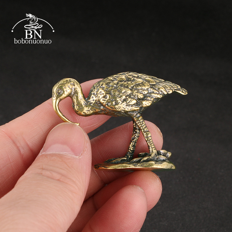 Brass Vintage Long-billed Cran - Vintage Collectible Ornaments review and price