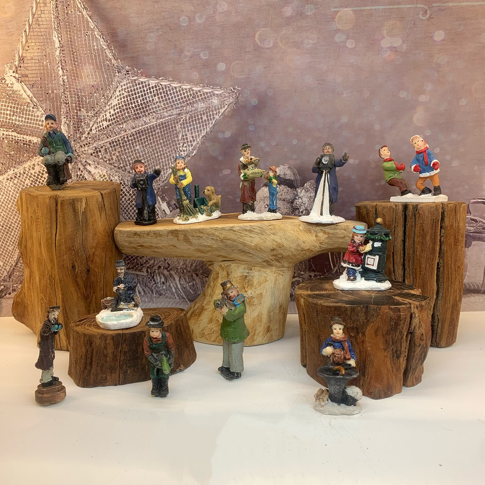 Vintage Victorian Winter Town  - Vintage Collectible Ornaments review and price