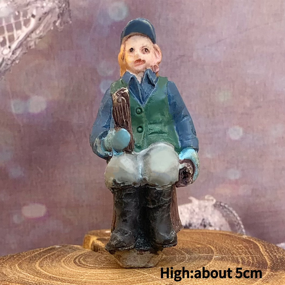 Vintage Victorian Winter Town  - Vintage Collectible Ornaments review and price