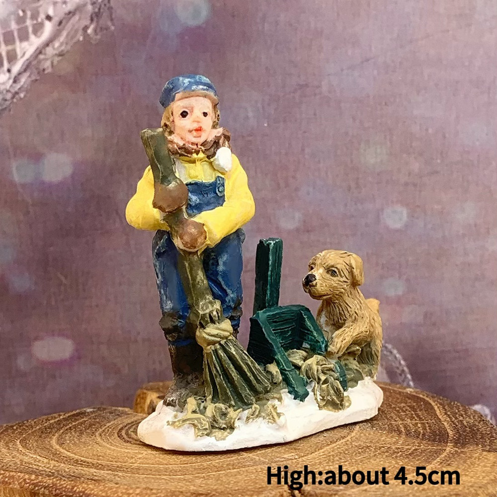 Vintage Victorian Winter Town  - Vintage Collectible Ornaments review and price