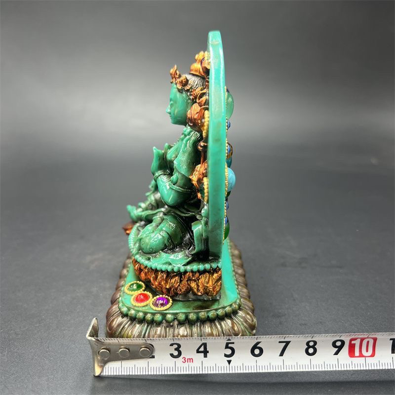 Tibetan Vintage Green Tara Sta - Vintage Collectible Ornaments review and price