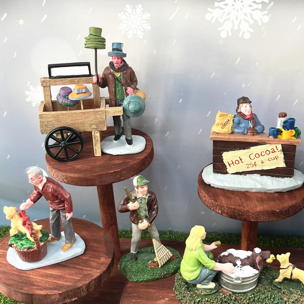 Vintage Christmas Village Figu - Vintage Collectible Market review and price