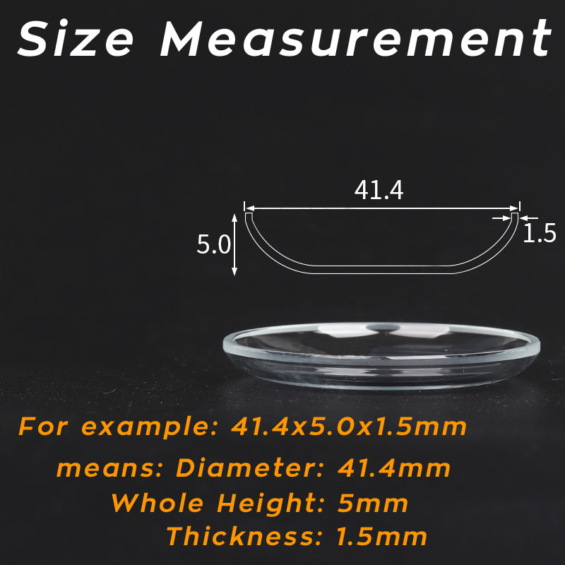 Lid Shaped High Domed Mineral  - Vintage Watch Crystal review and price