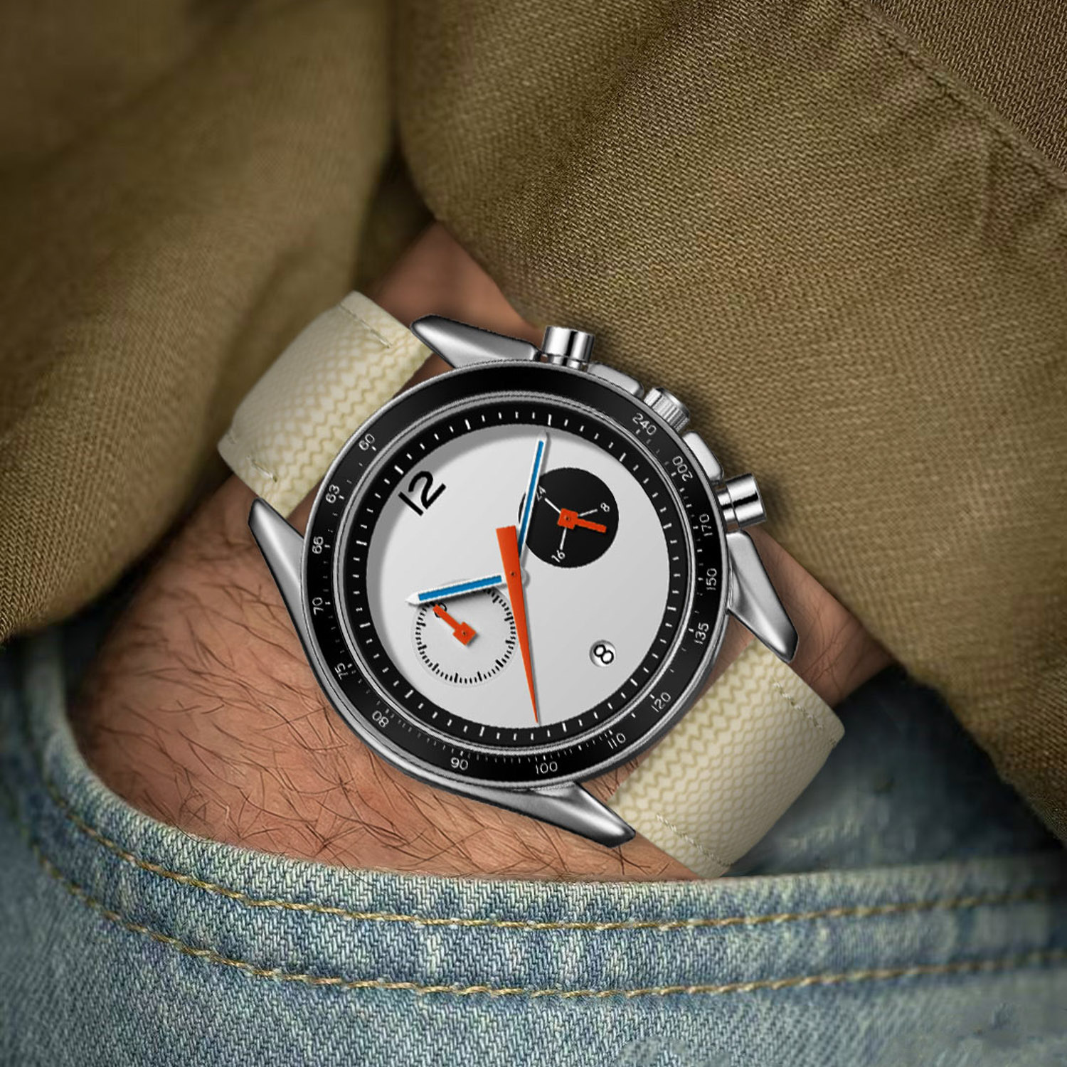 CILOA Vintage Racing Chronogra - Vintage Collectible Watches review and price