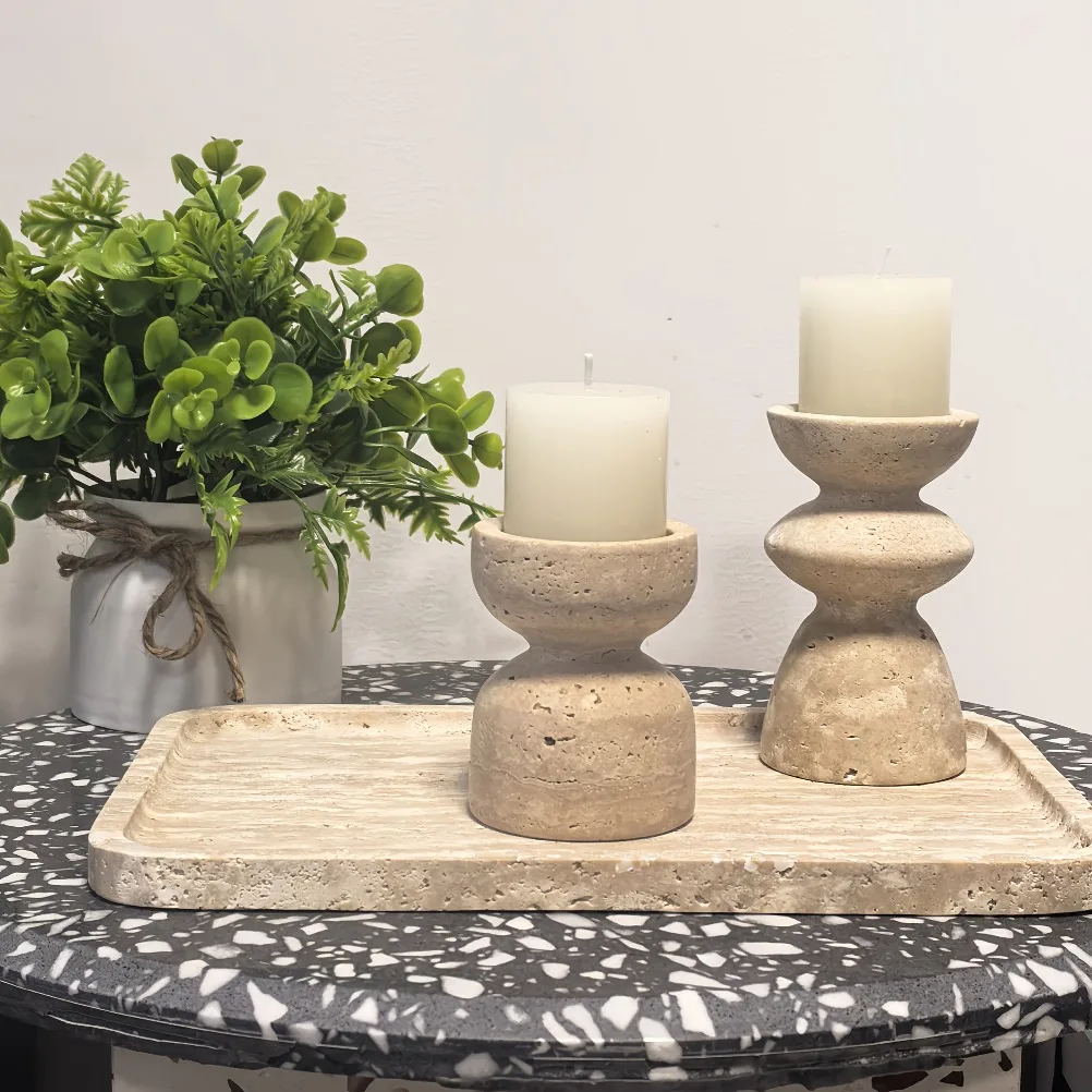 Vintage Marble Candle Holder C - Collectible Vintage Matches review and price