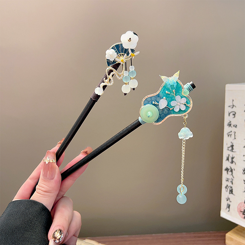 Classic Tassel Hair Stick Blac - Vintage Collector review and price