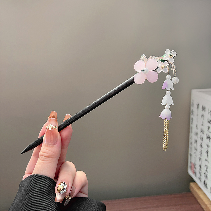 Classic Tassel Hair Stick Blac - Vintage Collector review and price