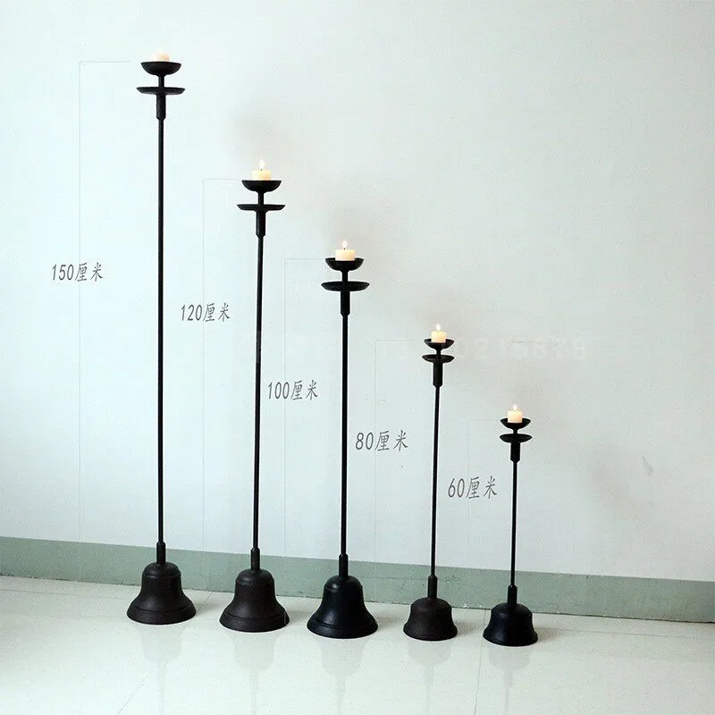 Vintage cast iron candlesticks - Collectible Vintage Lamps review and price