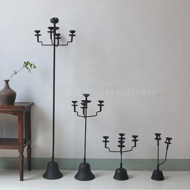Vintage cast iron candlesticks - Collectible Vintage Lamps review and price